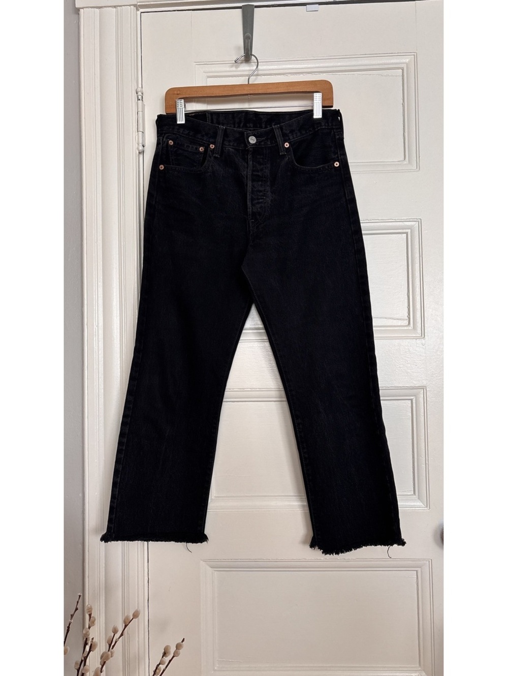 Levi’s 501 Original Black Button Fly Jeans – Women’s 30x32
